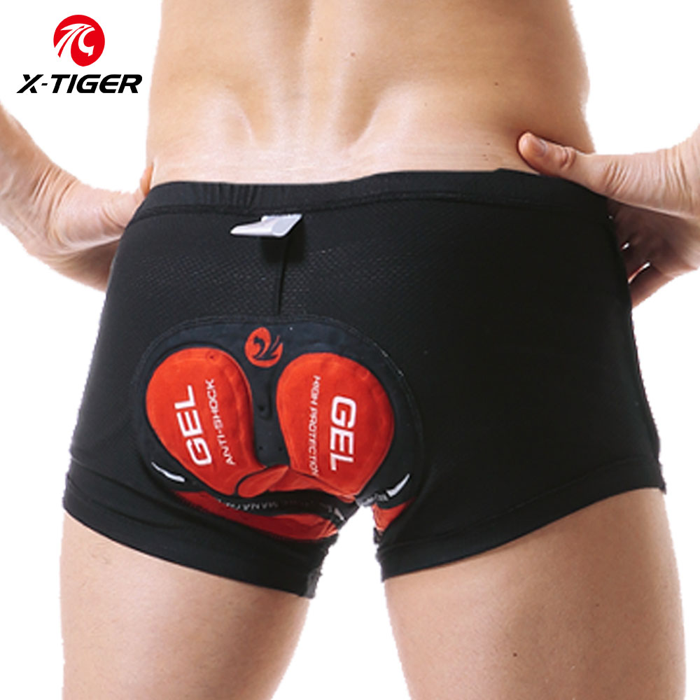 Padded Cycling Shorts 5D Gel - WOSAWE Men's MTB Cycling Shorts 5D