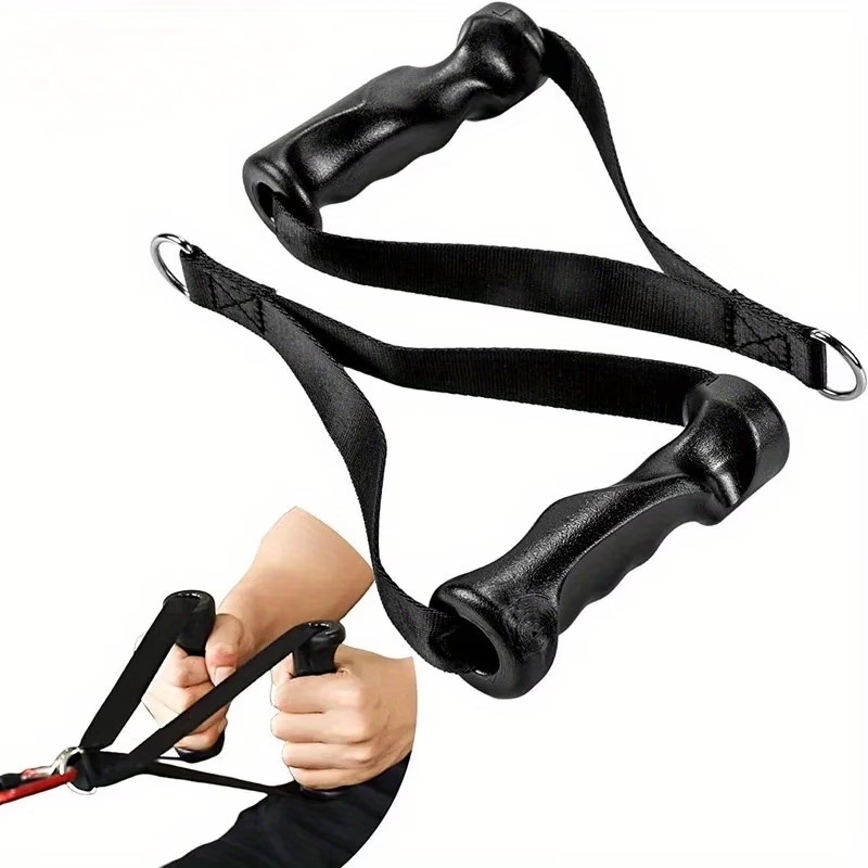 Resistance Bands Set With Handles - 1Pair Ergonomic Exercise Handles for Pulley