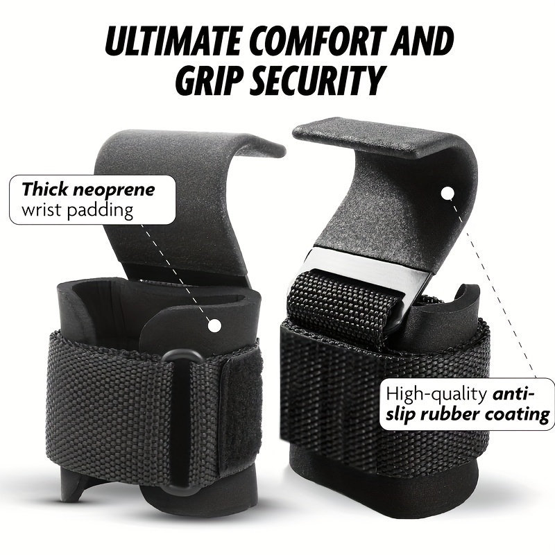 Weight Lifting Hook Grips With - Wrist Wraps Weightlifting Support review and price