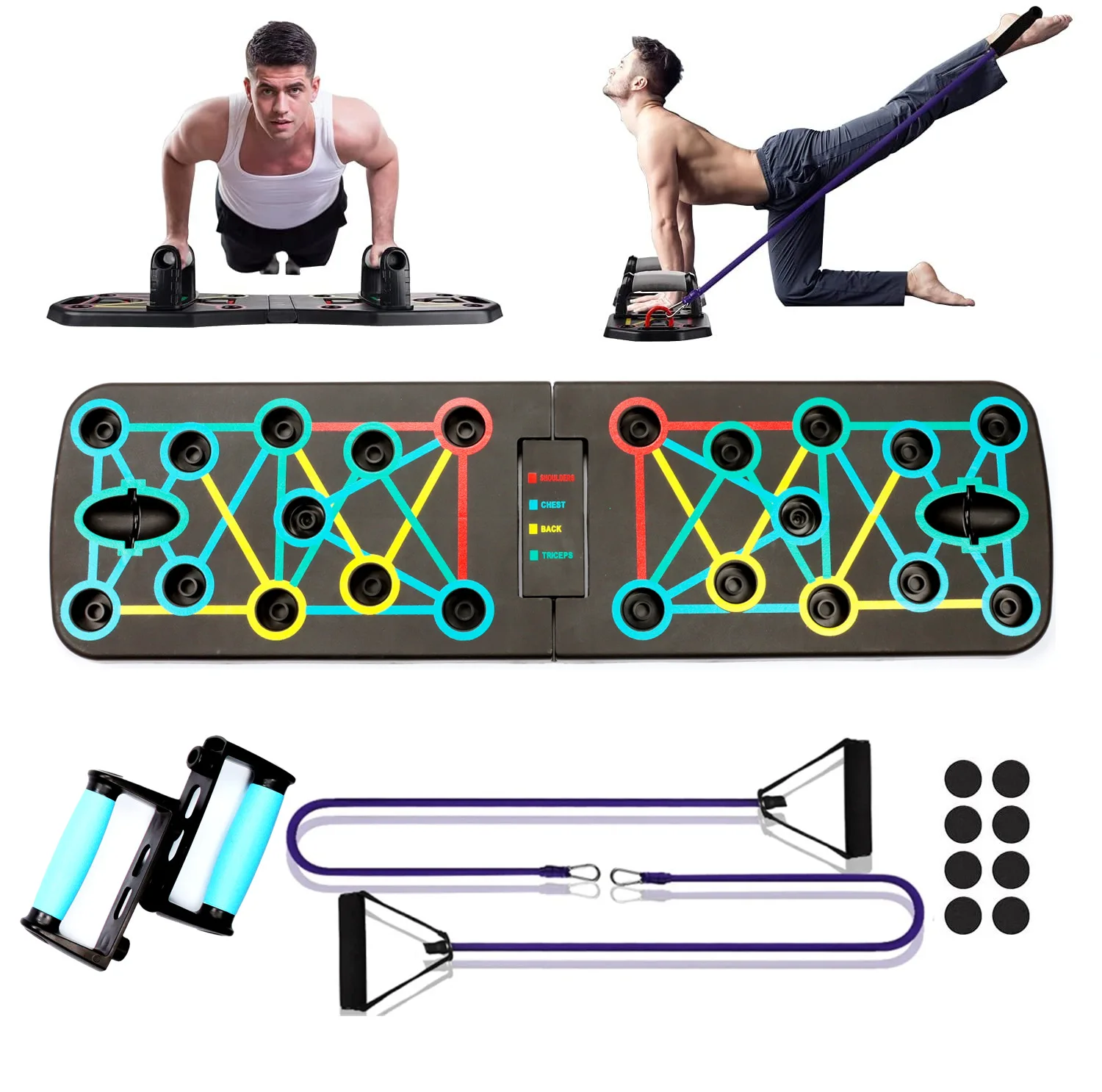 Foldable Multifunctional Push  - Push Up Board Foldable Multi Function review and price