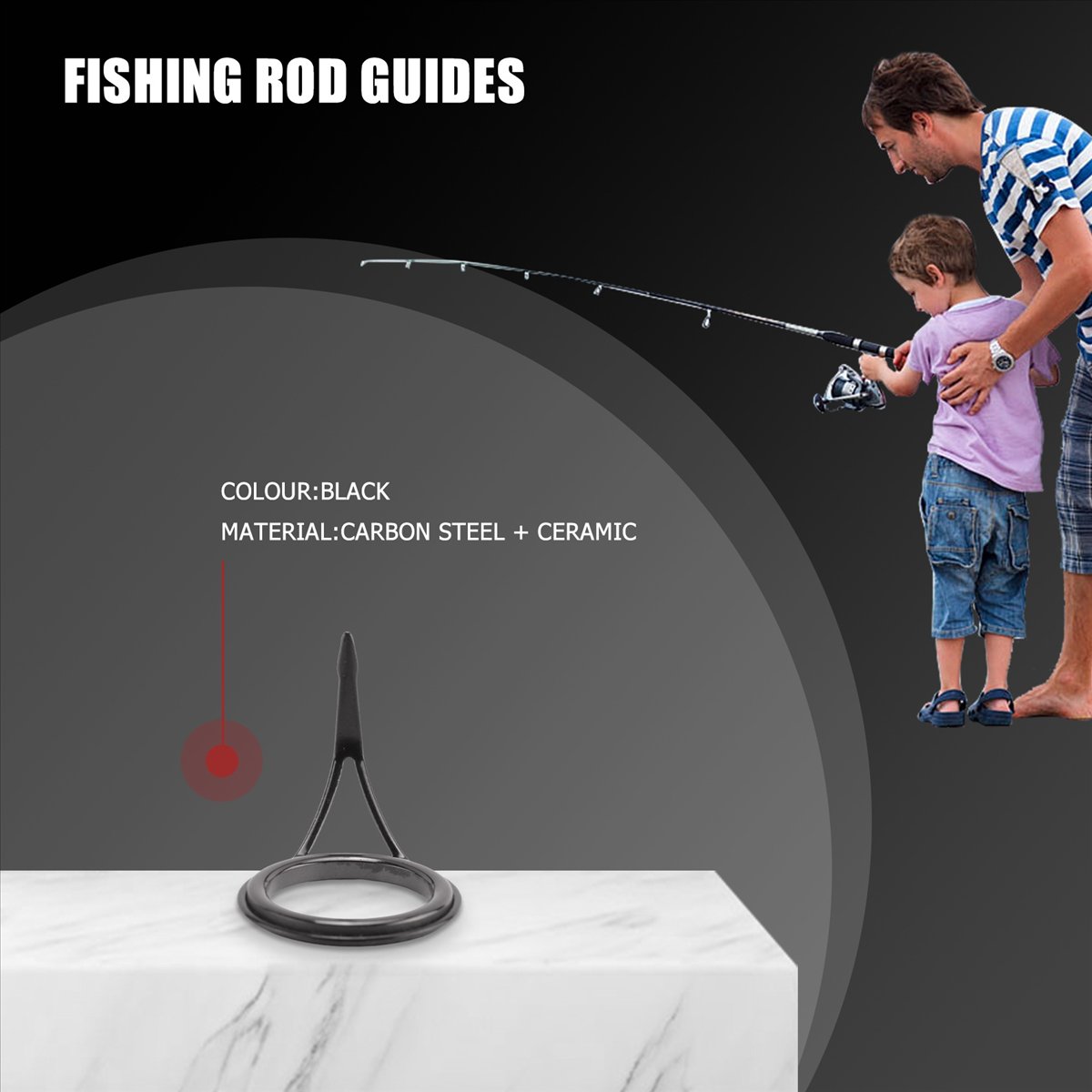 NEW8 Pcs/Set Fishing Rod Guide - Fishing review and price
