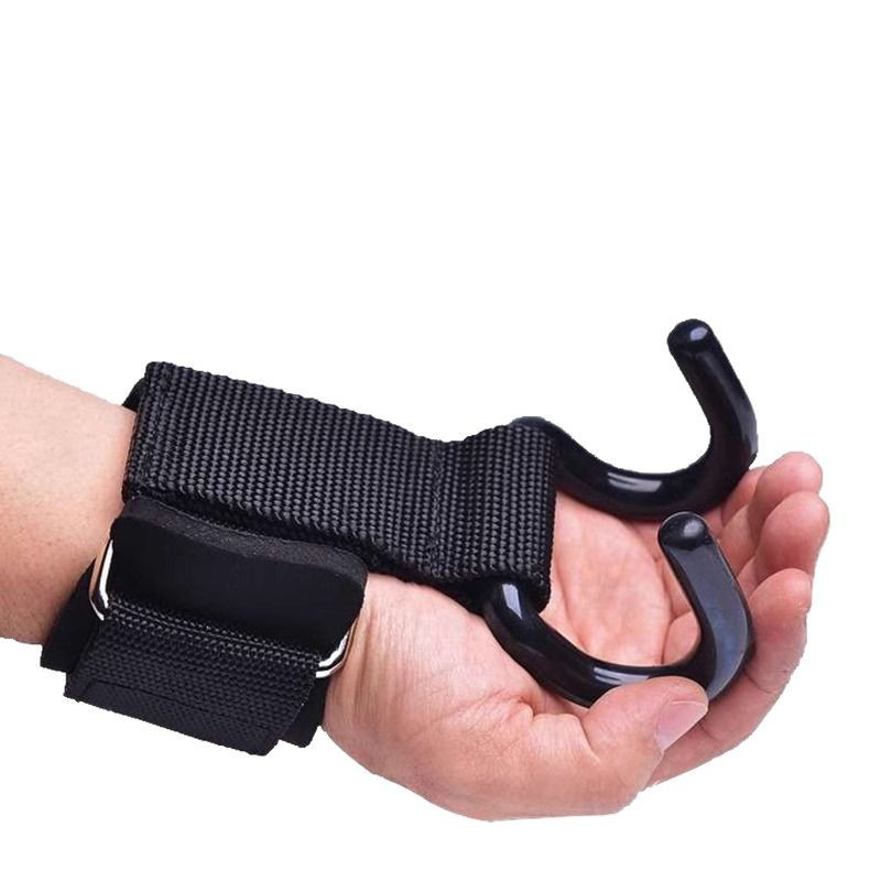 【F】2Pcs Weight Lifting Hooks H - Wrist Wraps Weightlifting Support review and price