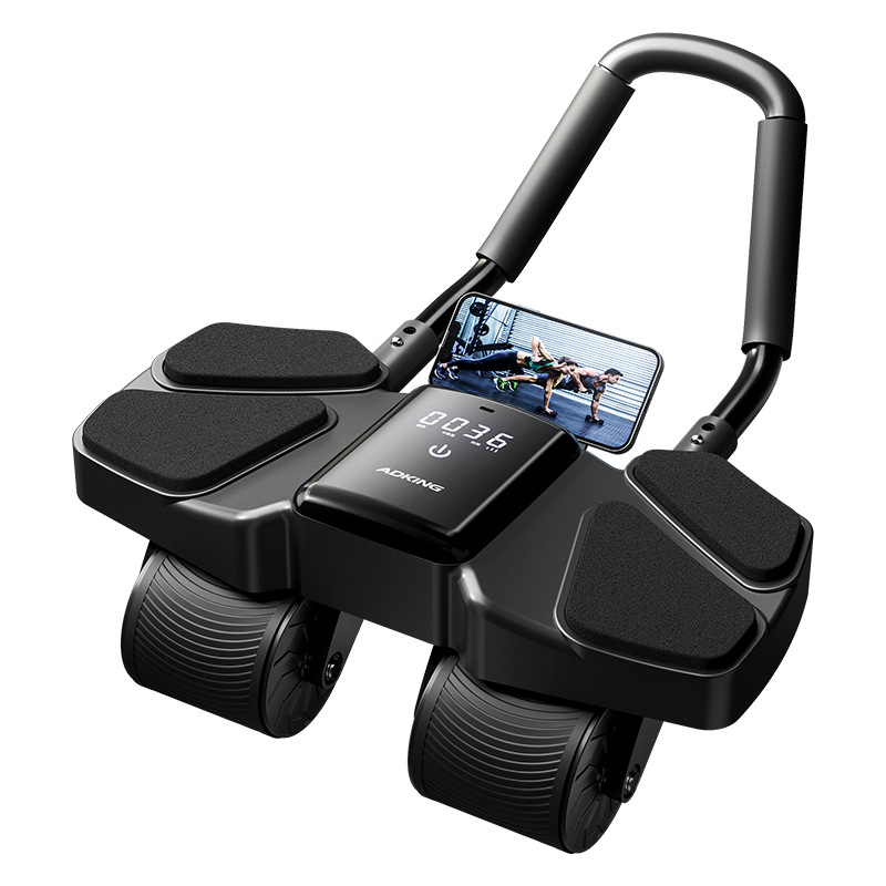 Auto Rebound Four Wheel Ab Rol - Ab Roller Wheel With Elbow Support review and price