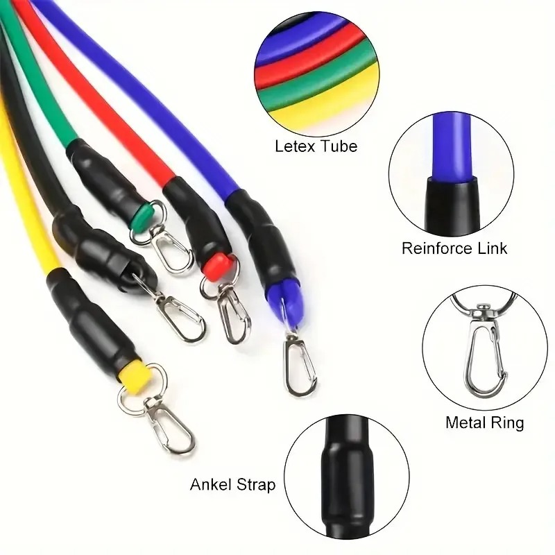 Resistance Elastic Bands Exerc - Resistance Bands Set With Handles review and price