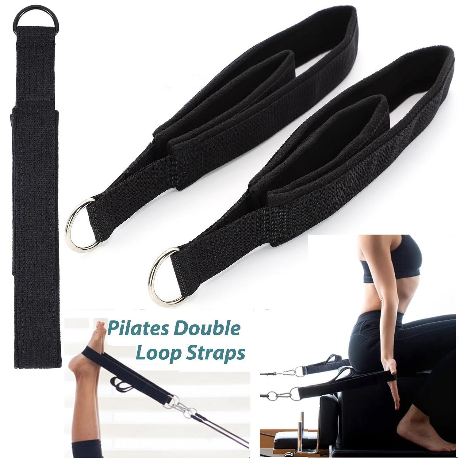 Double Ring Elastic Yoga Pilat - Pilates Bar Kit With Resistance Bands review and price