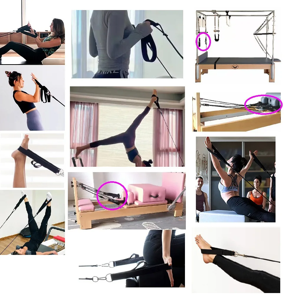 Double Ring Elastic Yoga Pilat - Pilates Bar Kit With Resistance Bands review and price