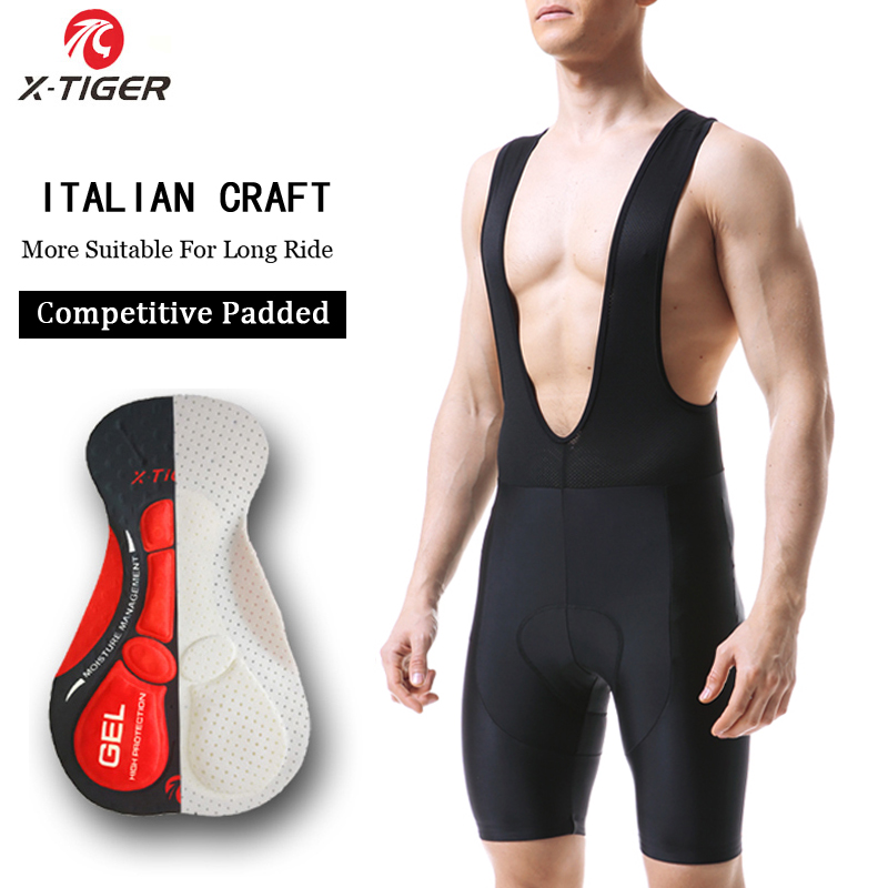 X-TIGER Cycling Bibs Shorts Bi - Padded Cycling Shorts 5D Gel review and price