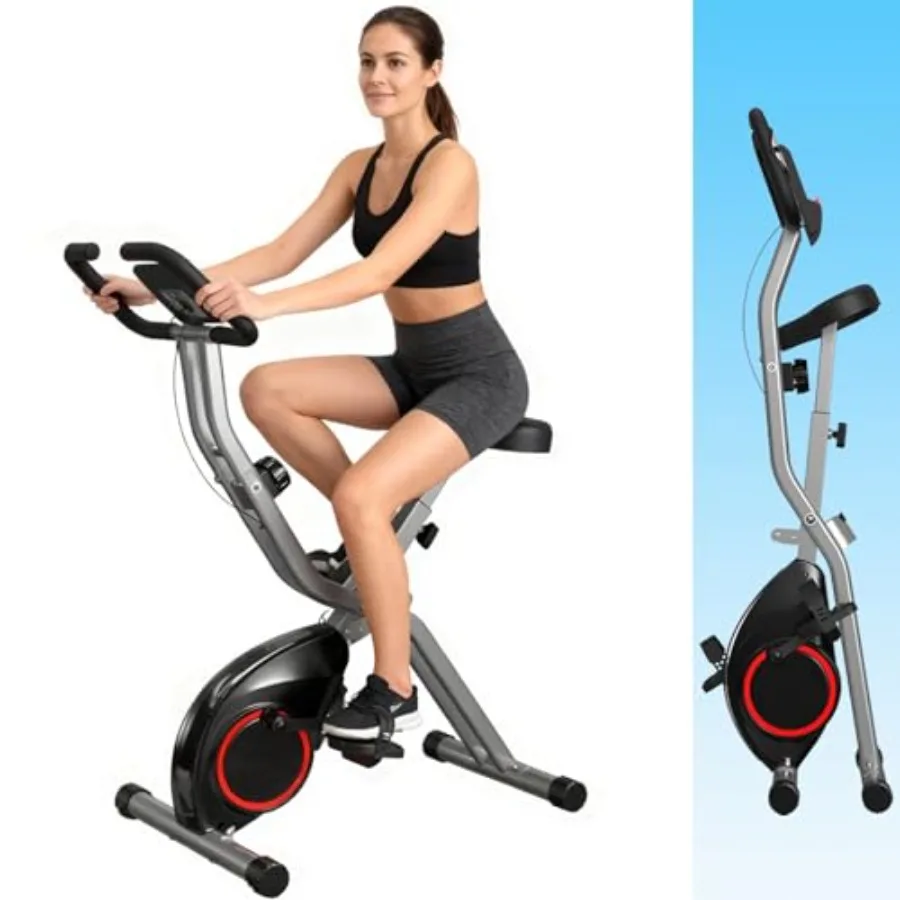 Foldable Exercise Bike for Sma - Exercise Bike Magnetic Resistance review and price
