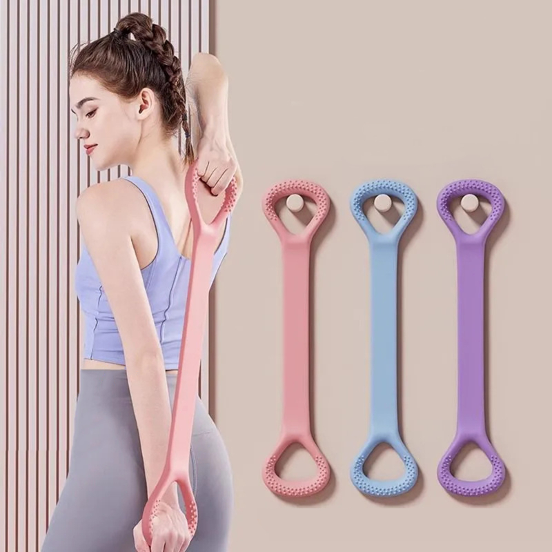 1/3Pcs 8-Shaped Resistance Ban - Pilates Bar Kit With Resistance Bands review and price