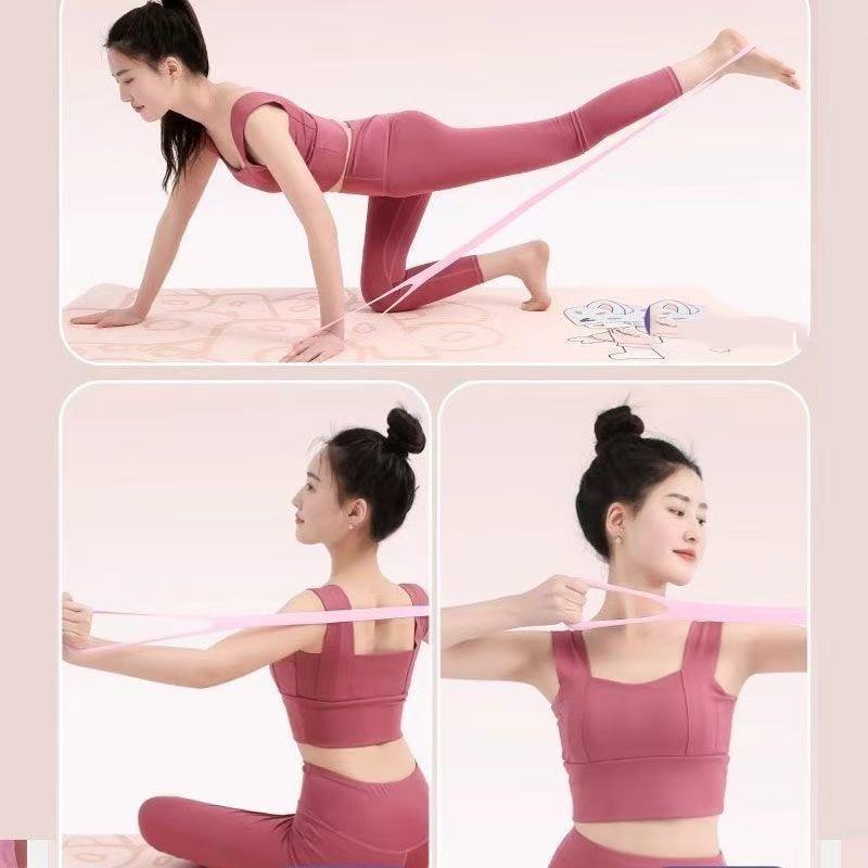 1/3Pcs 8-Shaped Resistance Ban - Pilates Bar Kit With Resistance Bands review and price