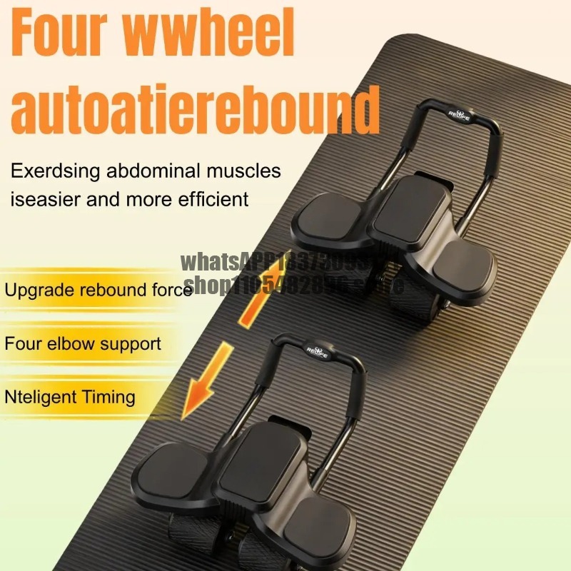2 in 1 Ab Wheel Roller with El - Ab Roller Wheel With Elbow Support review and price