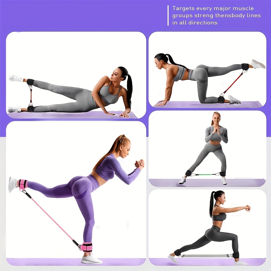 5Pcs Ankle Resistance Bands,An - Pilates Bar Kit With Resistance Bands review and price