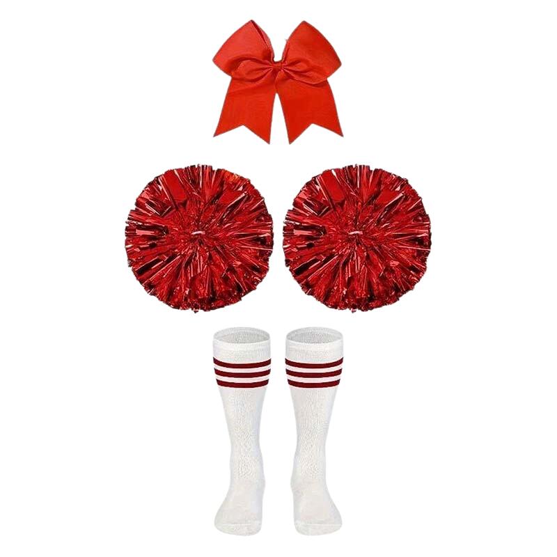4 Pieces Cheerleader Pom Poms  - Team Sports review and price