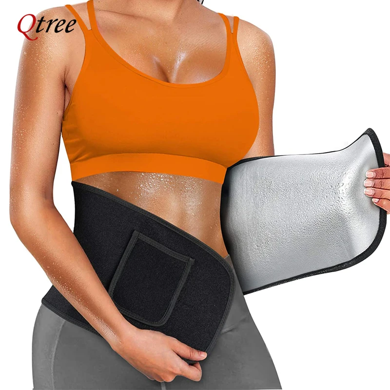 Qtree Waist Cincher Body Shape - Sweat Waist Trainer Belt Neoprene review and price