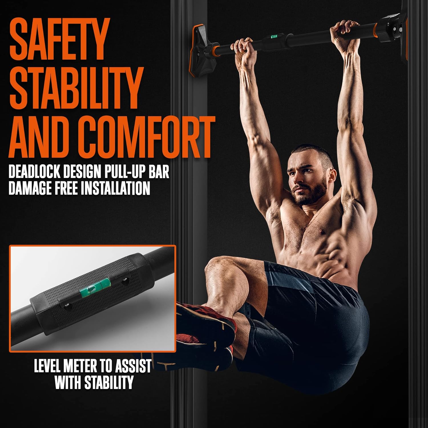 Pull Up/chin up Bar for Doorwa - Door Pull Up Bar No Screw review and price