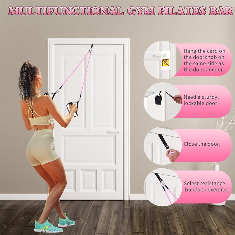 Multifunctional Pilates Bar Ki - Pilates Bar Kit With Resistance Bands review and price