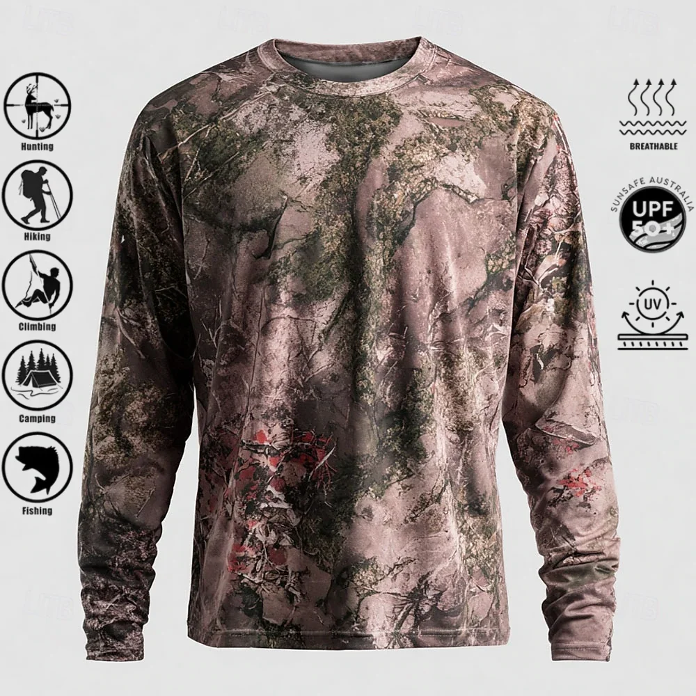 Men Long Sleeve T-shirt Polyes - Hiking review and price
