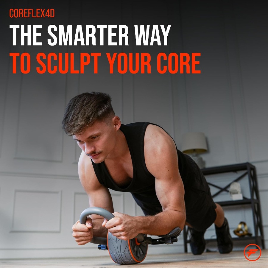 CoreFlex4D Ab Roller Wheel wit - Ab Roller Wheel With Elbow Support review and price