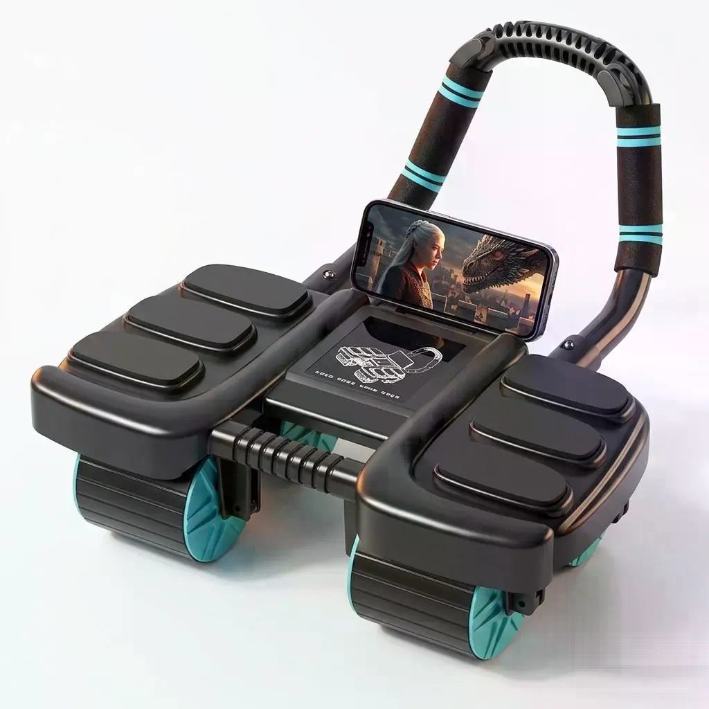 4-Wheel Recoil Ab Roller with  - Ab Roller Wheel With Elbow Support review and price