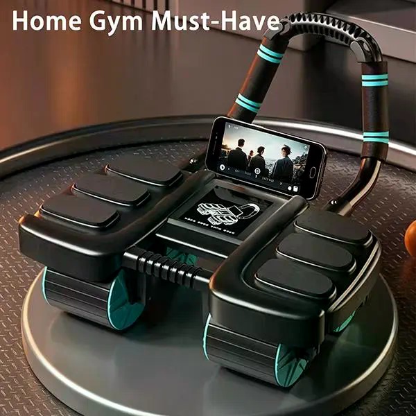 4-Wheel Recoil Ab Roller with  - Ab Roller Wheel With Elbow Support review and price