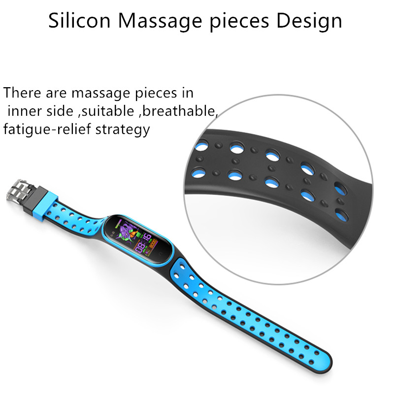 For Mi Band 3/4/5/6/7 Two Colo - Resistance Bands Set With Handles review and price