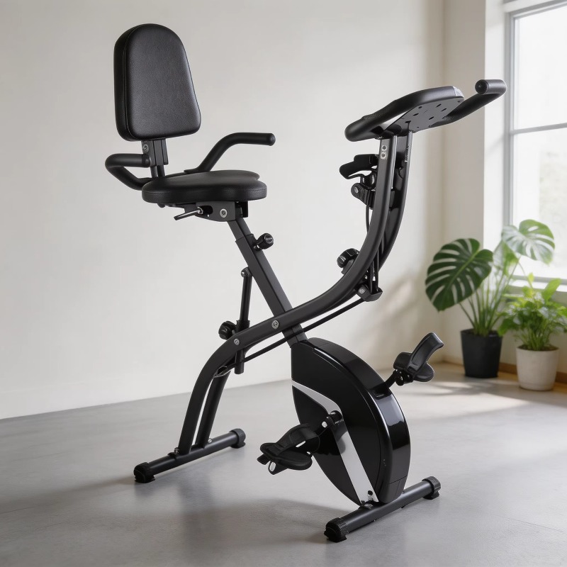 Home Fitness Folding Exercise  - Exercise Bike Magnetic Resistance review and price