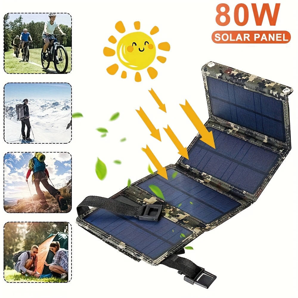 [Solar Panel] 80W Portable Fol - Hiking review and price