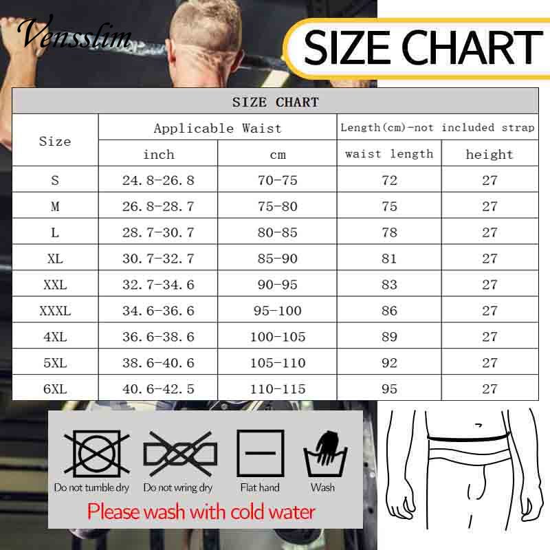 Vensslim Men Waist Trainer Tri - Sweat Waist Trainer Belt Neoprene review and price