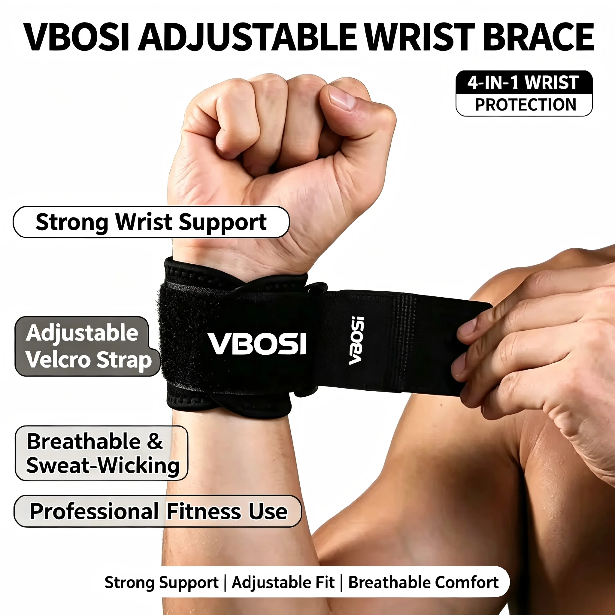 Professional Breathable Wrist  - Wrist Wraps Weightlifting Support review and price