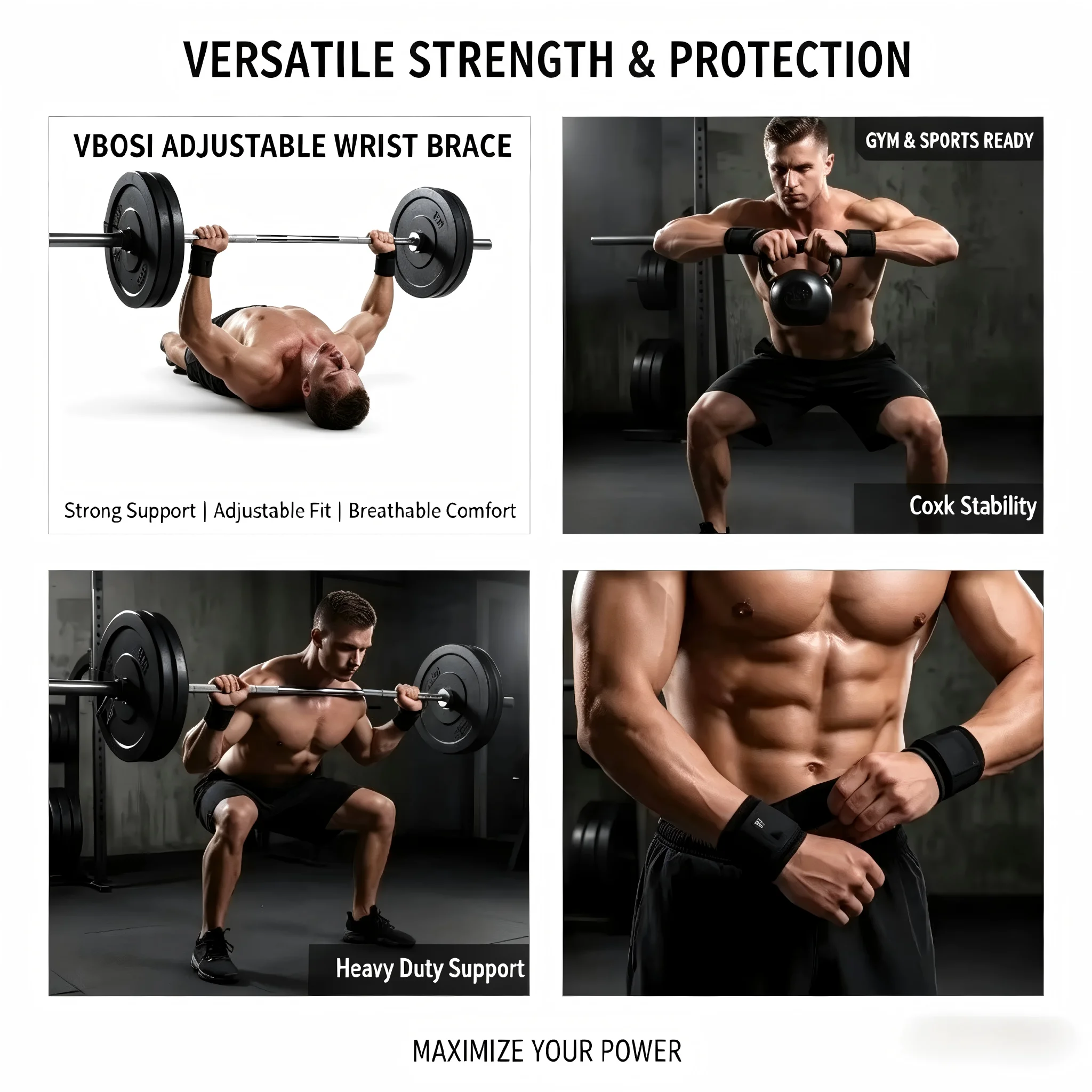 Professional Breathable Wrist  - Wrist Wraps Weightlifting Support review and price