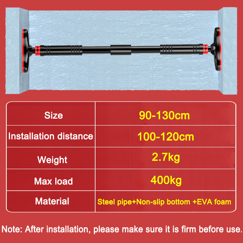 90-130cm Adjustable Pull Up Pu - Door Pull Up Bar No Screw review and price