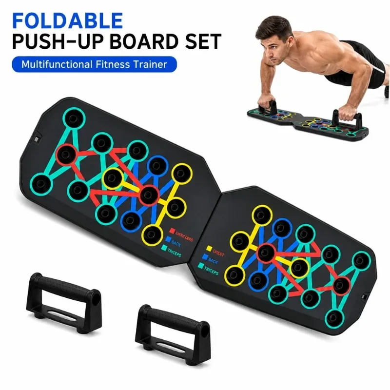 1 Pcs Foldable Multifunctional - Push Up Board Foldable Multi Function review and price