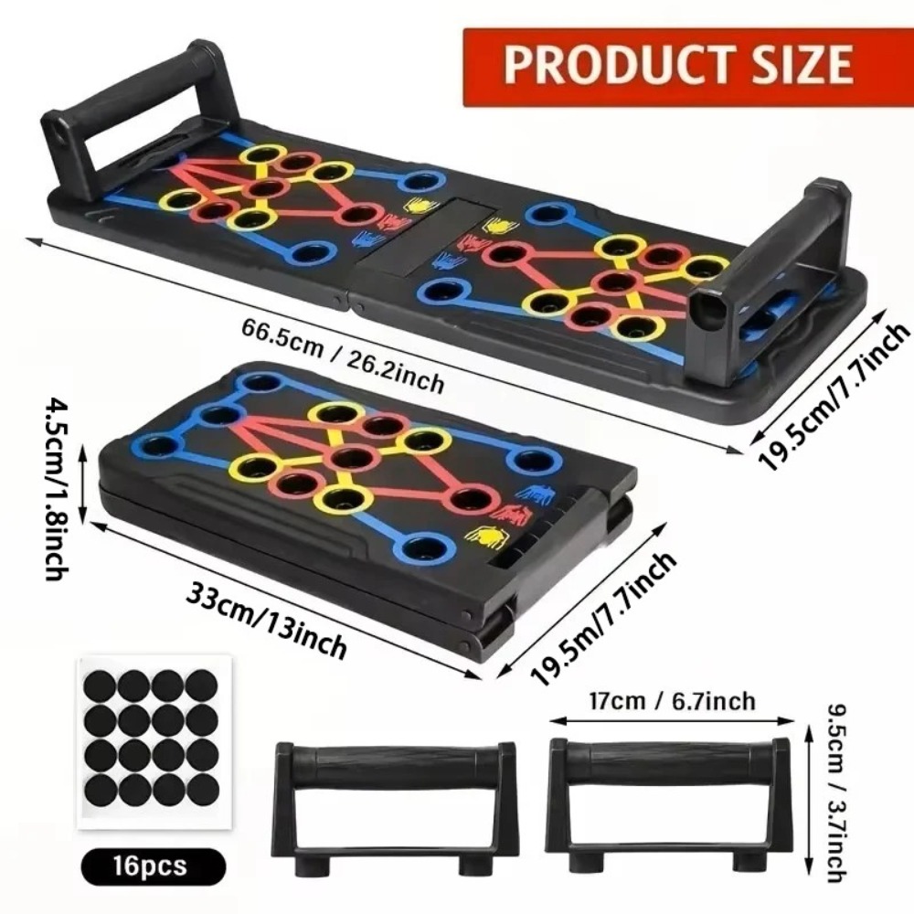 Portable Multifunctional Push- - Push Up Board Foldable Multi Function review and price