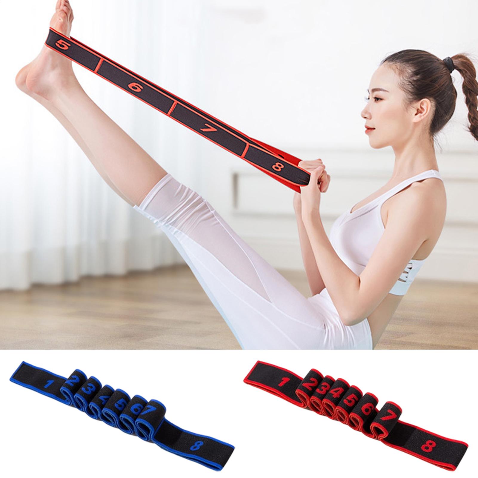 Elastic Yoga Stretching Strap  - Pilates Bar Kit With Resistance Bands review and price