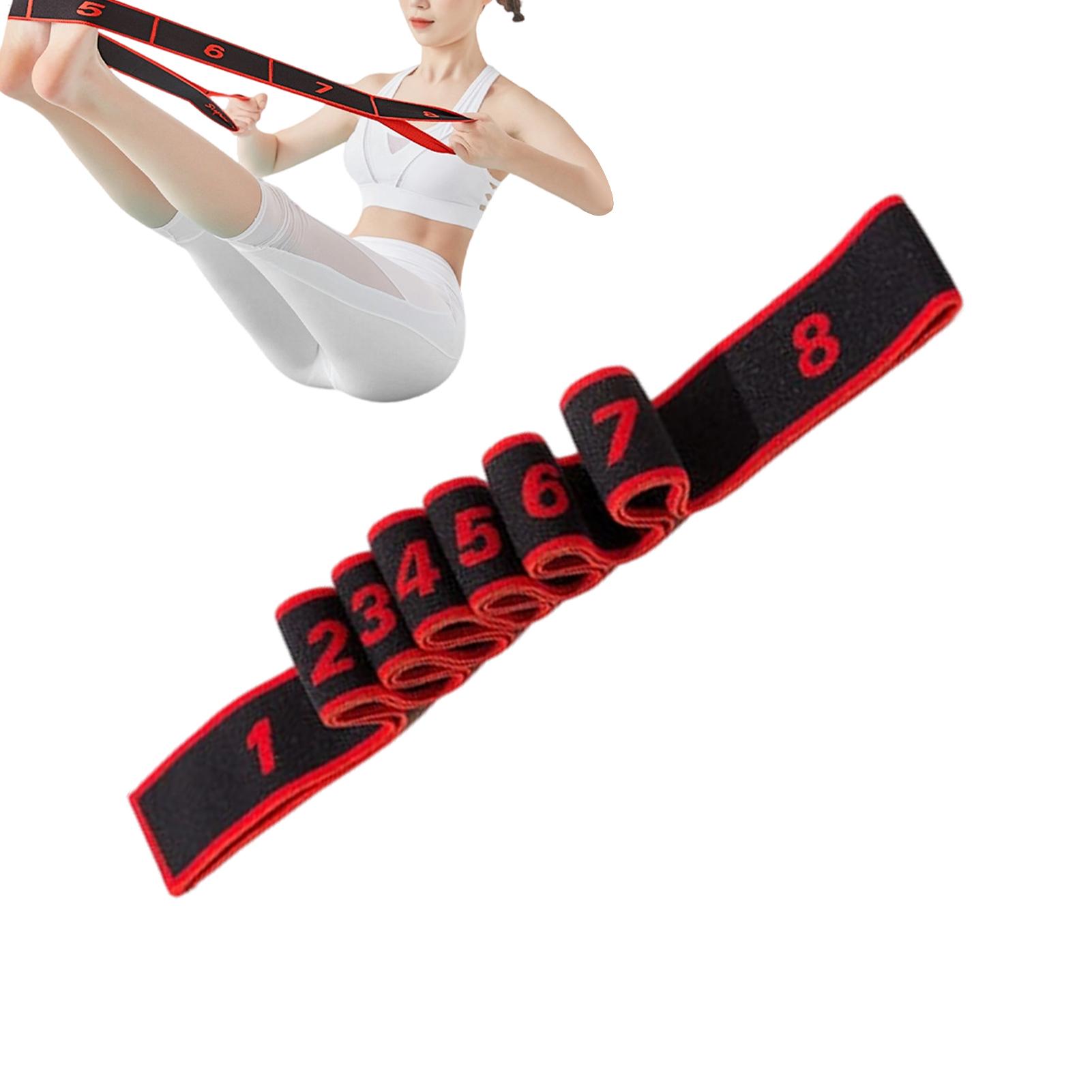 Elastic Yoga Stretching Strap  - Pilates Bar Kit With Resistance Bands review and price
