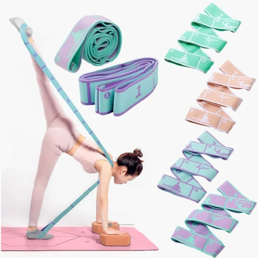 Elastic Yoga Resistance Bands  - Pilates Bar Kit With Resistance Bands review and price