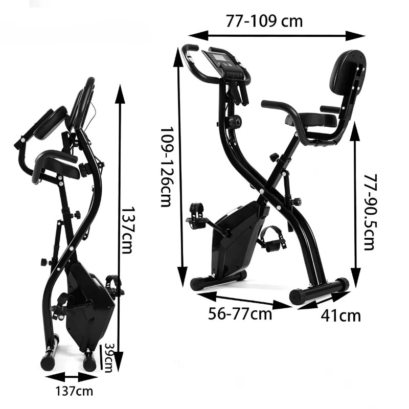 Stationary Exercise Bike Folda - Exercise Bike Magnetic Resistance review and price