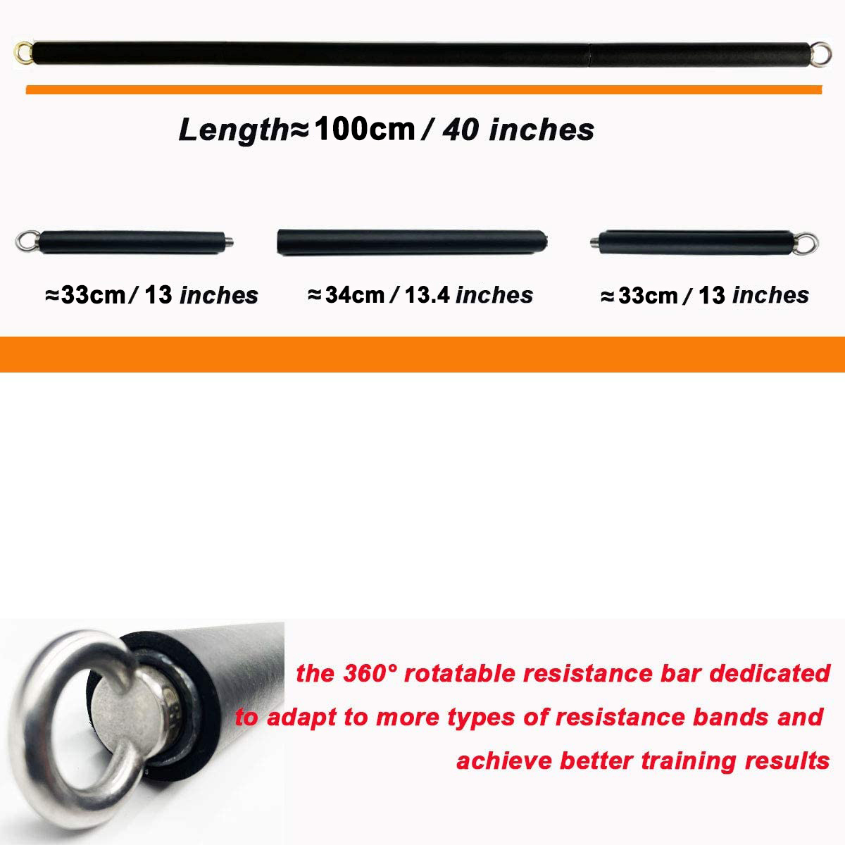 150lb Fitness Booty Resistance - Pilates Bar Kit With Resistance Bands review and price