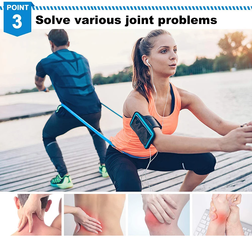 4Pcs/Set Elastic Fitness Bands - Pilates Bar Kit With Resistance Bands review and price